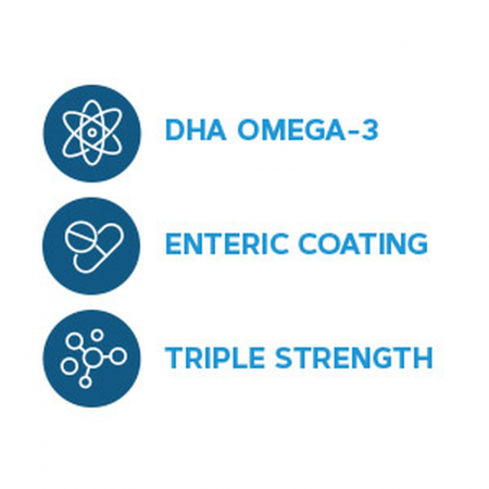 Gnc Triple Strength Dha 1000 Mini, Acizii Grasi Dha Omega-3 Mini , 90 Cps [3]