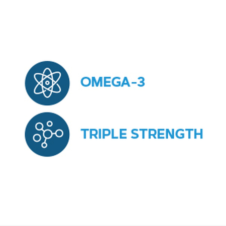 Gnc Triple Strength Fish Oil, Ulei De Peste, 1000 Mg Omega-3 Epa Si Dha, 30 Cps [3]