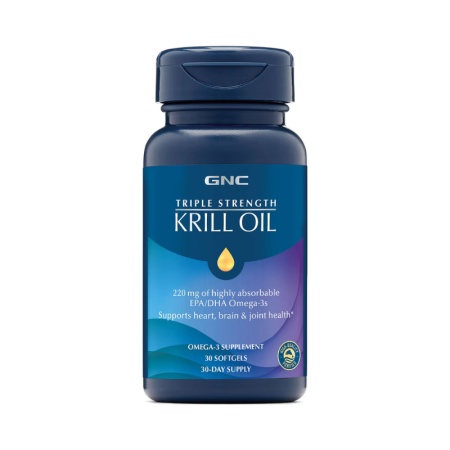 Afectiuni Frecvente - Gnc Triple Strength Krill Oil, Ulei De Krill, 30 Cps