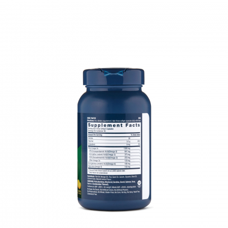 Gnc Triple Strength Omega Complex, Acizi Grasi Omega-3-6-9, 90 Cps [1]