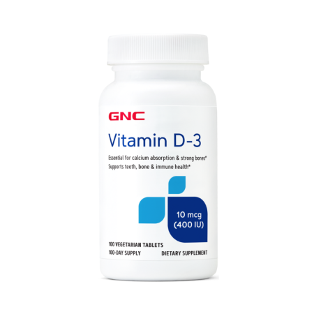 Afectiuni Frecvente - Gnc Vitamin D-3 400 Iu, Vitamina D-3 Naturala 100% Din Lanolina 400 Ui, 100 Tb