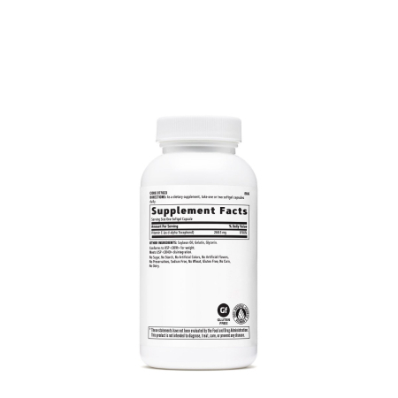 Gnc Vitamin E 268,5 Mg (400 Iu), Vitamina E 400 Ui, 180 Cps [1]