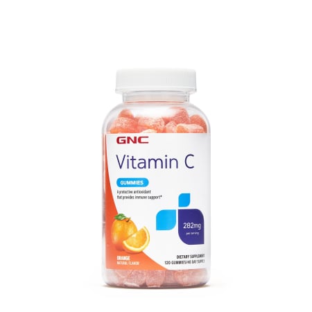 Suplimente alimentare - Gnc Vitamina C 282 Mg, Jeleuri Cu Aroma De Portocale, 120 Jeleuri