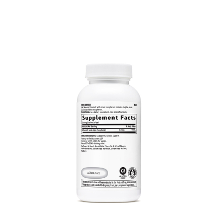Gnc Vitamina E Naturala 1000 Ui, 60 Cps [1]