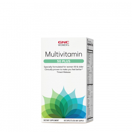 Capsule/comprimate/siropuri - Gnc Women's 50 Plus, Multivitamine Si Minerale Pentru Femei, 60 Cps