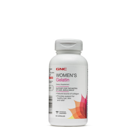 Afectiuni Frecvente - Gnc Women`s Gelatin, Gelatina 778 Mg, 60 Cps