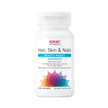 Afectiuni Frecvente - Gnc Women's Hair, Skin & Nails Advanced, Formula Avansata Pentru Sanatatea Parului, Pielii Si A Unghiilor, 60 Tb