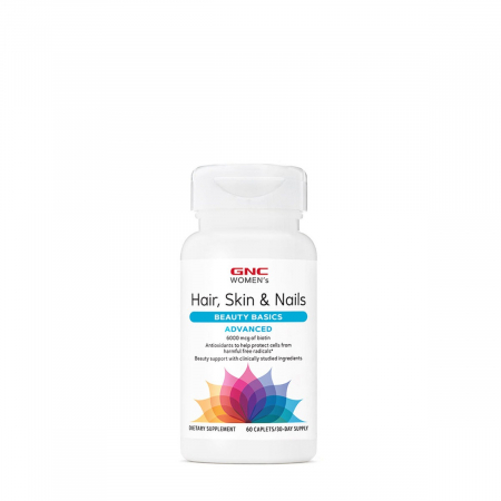 Capsule/comprimate/siropuri - Gnc Women’s Hair, Skin & Nails Advanced, Formula Avansata Pentru Sanatatea Parului, Pielii Si A Unghiilor, 60 Tb
