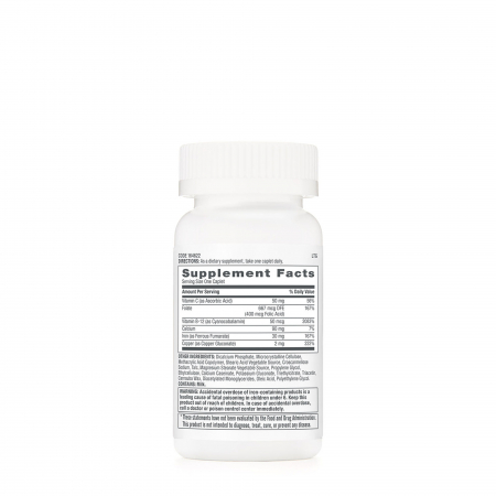 Gnc Women’s Iron Complete, Formula Cu Fier Pentru Femei, 60 Tb [1]