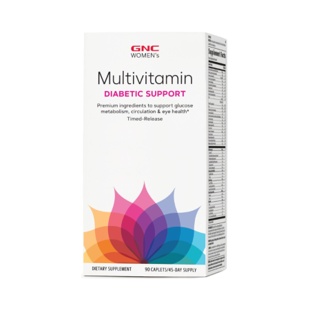Afectiuni Frecvente - Gnc Women's Multivitamin Diabetic Support, Multivitamine Pentru Femei Pentru Suport Diabetic, 90 Tb