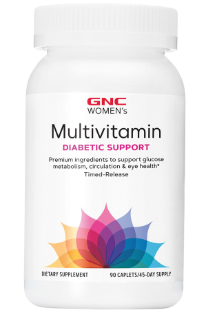 Gnc Women's Multivitamin Diabetic Support, Multivitamine Pentru Femei Pentru Suport Diabetic, 90 Tb [1]