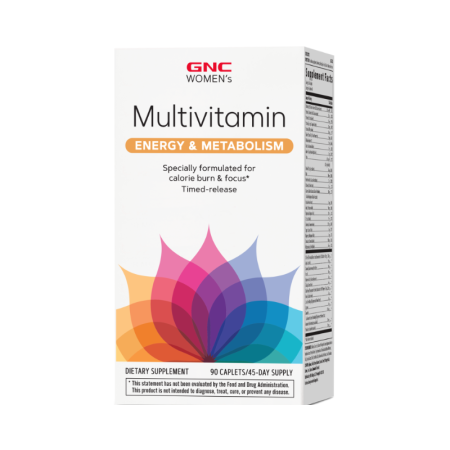 Afectiuni Frecvente - Gnc Women's Multivitamin Energy & Metabolism, Complex De Multivitamine Pentru Femei, 90 Tb