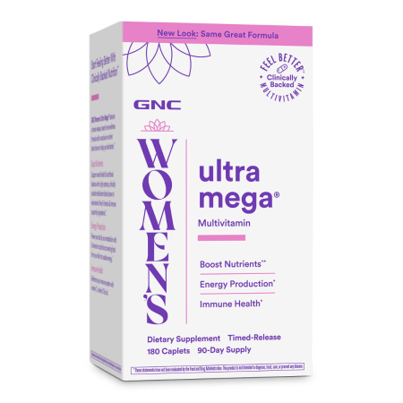Afectiuni Frecvente - Gnc Women's Multivitamine Ultra Mega, Multivitamine Pentru Femei, 180 Tb
