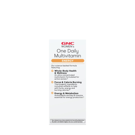 Gnc Women`s One Daily Multivitamin Energy, Formula Energizanta De Multivitamine Pentru Femei, 60 Tb [2]