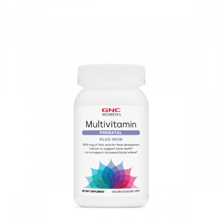 Gnc Women's Prenatal Formula With Iron, Formula Prenatala Cu Fier, 120 Tb [1]