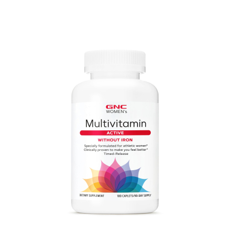 Gnc Women's Ultra Mega Active Without Iron, Complex De Multivitamine Pentru Femei Fara Fier, 180 Tb [1]
