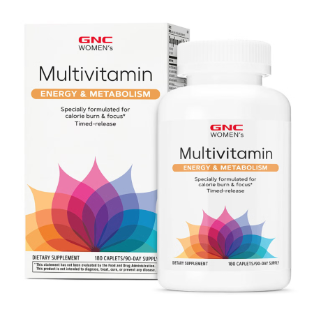 Suplimente alimentare -  Gnc Women's Ultra Mega Energy & Metabolism, Complex De Multivitamine Pentru Femei, 180 Tb