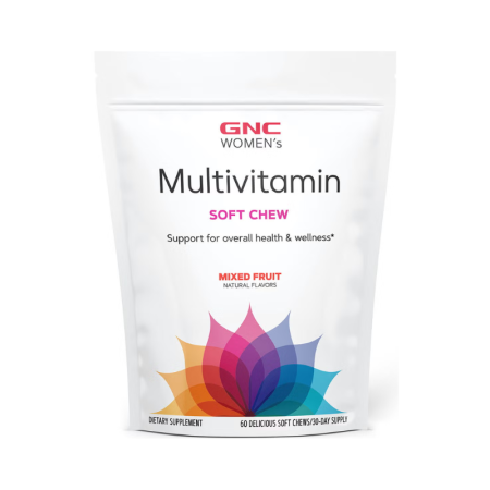 Afectiuni Frecvente - Gnc Women's Ultra Mega Soft Chews, Mixed Fruit, Multivitamine Pentru Femei Caramele Cu Aroma De Mix De Fructe, 60 Caramele