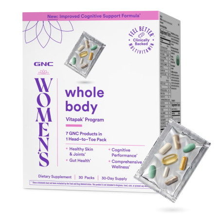 Afectiuni Frecvente - Gnc Women's - Whole Body Vitapak Program, Complex De Multivitamine Pentru Femei, Pentru Intregul Organism, 30 Pachetele