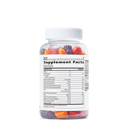 Gnc Womenâ€™s Multivitamin 50+ Gummies, Jeleuri Cu Multivitamine Pentru Femei 50+ Cu Aroma De Fructe Asortate, 120 Jeleuri [2]
