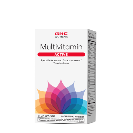 Gnc Womenâ€™s Multivitamin Active, Complex De Multivitamine Pentru Femei, 180 Cps [1]