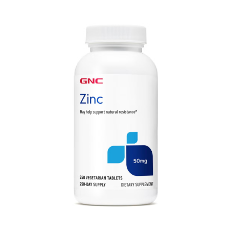 Afectiuni Frecvente - Gnc Zinc 50 Mg, 250 Tb
