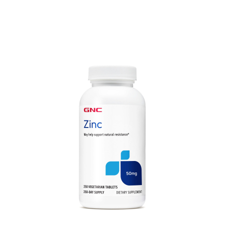 Suplimente alimentare - Gnc Zinc 50 Mg, 250 Tb