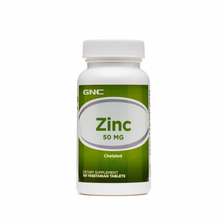 Capsule/comprimate/siropuri - Gnc Zinc Chelat 50 Mg, 100 Tb