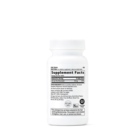 Gnc Zinc Gluconat 30 Mg, 100 Tb [1]