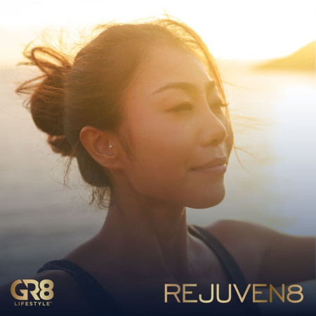  Gr8 Lifestyle Rejuven8 Collagen And Cellular Health With Passion Peach Flavor, Formula Pentru Sanatatea Pielii, Articulatiilor Si Regenerare Celulara, Cu Aroma De Passion Peach, 484.4 G [5]