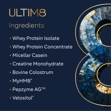 Gr8 Lifestyle Ultim8 Protein And Colostrum Complex With Vanilla Creme Flavor, Proteina Si Complex Cu Colostru, Cu Aroma De Crema De Vanilie, 1.15 Kg [6]