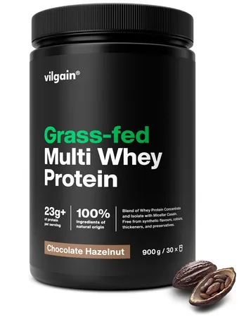 Sportivi/Culturism - Grass-Fed Multi Whey Protein ciocolata si alune de padure 900g