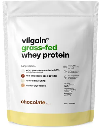 Suplimente pentru sportivi - Grass-Fed Whey Protein ⁠–⁠ din lapte de vaci hrănite cu iarbă din ferme britanice durabile, îndulcit cu stevia, ultrafiltrat la temperaturi scăzute