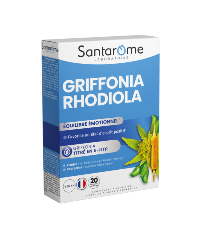 Afectiuni Frecvente - Griffonia Rhodiola x 20 fiole Santarome