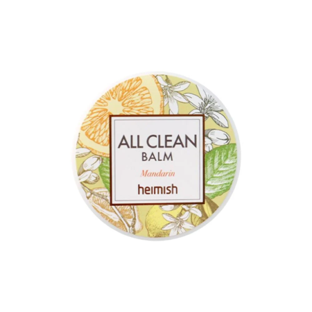 Îngrijirea Tenului - HEIMISH All Clean Balm Mandarin, 120 ml - Balsam demachiant hidrofil pentru machiaj waterproof, SPF și impurități