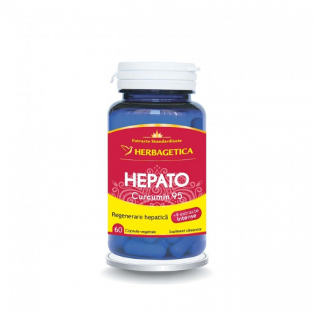 Capsule/comprimate/siropuri - Hepato Curcumin95 (Protejeaza si detoxifica celulele ficatului) * 60 cps