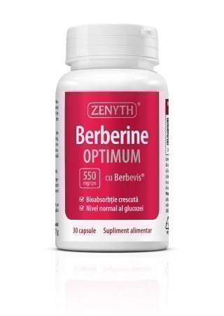 Suplimente alimentare - Berberina Optimum cu Berbevis® extract 550 mg * 30cps(Biodisponibilitate de până la 10x mai mare decât un extract obișnuit de berberină)