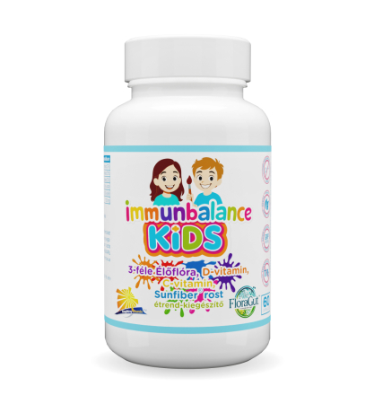 Deparazitare adulti/copii - ImmunBalance KIDS- Imunitate copii (probiotice +prebiotice+ vitamina C și vitamina D)
