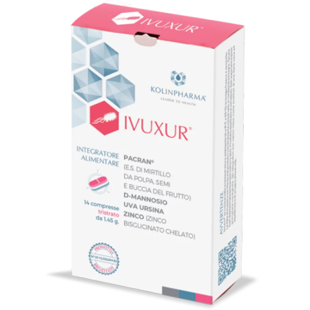 Afectiuni Frecvente - Ivuxur® KolinPharma, 14 comprimate – D-Mannoză, PACRAN® Merișor, Strugurii-Ursului și Zinc pentru Tractul Urinar