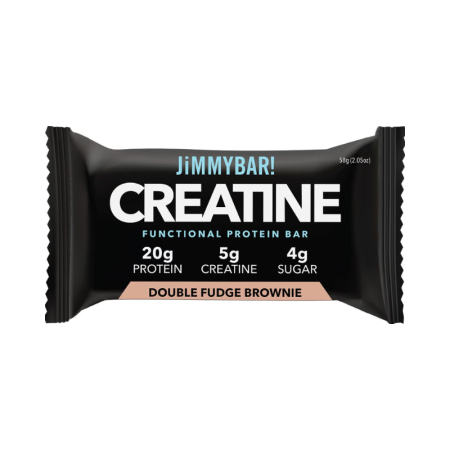 Afectiuni Frecvente - Jimmybar! Baton Proteic Cu Creatina, Aroma De Brownie Extra Ciocolata, 58 G