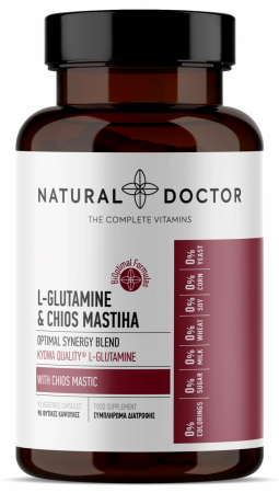 Suplimente alimentare - L-GLUTAMINE  CHIOS MASTIHA sanatatea stomacului Natural Doctor
