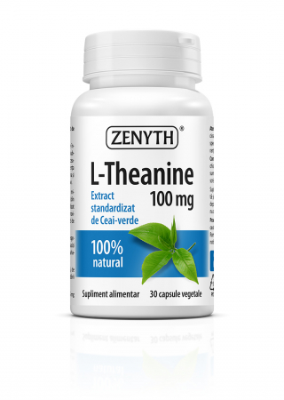 Cautare dupa forma farmaceutica - L-THEANINE(Imbunatateste concentrarea, activitatea cerebrala si reduce stresul) * 30cps