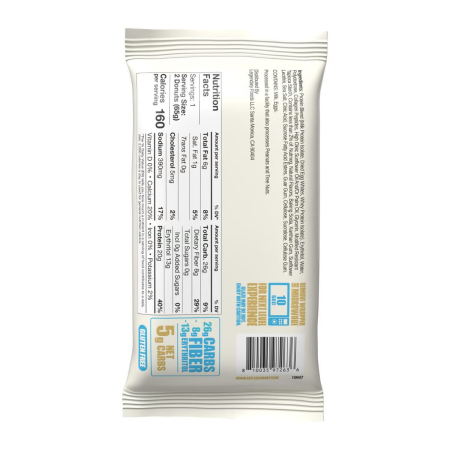 Legendary Foods Protein Donut With Vanilla Glazed, Gogoasa Proteica Cu Glazura De Vanilie, 65 G [1]
