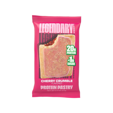 Suplimente alimentare - Legendary Foods Protein Pastry, Prajitura Proteica Cu Aroma De Crumble De Cirese, 57 G