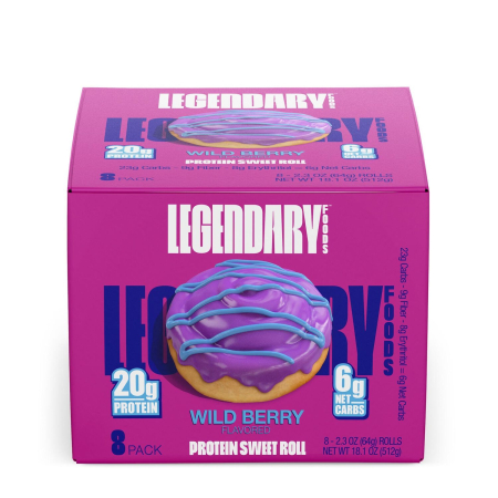 Legendary Foods Protein Sweet Roll, Rulou Proteic Cu Aroma De Fructe De Padure, 64 G [1]