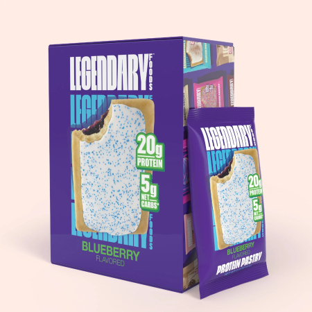 Legendary Foods Tasty Pastry Cake Style Prajitura Proteica Cu Aroma De Afine, 61 G [1]