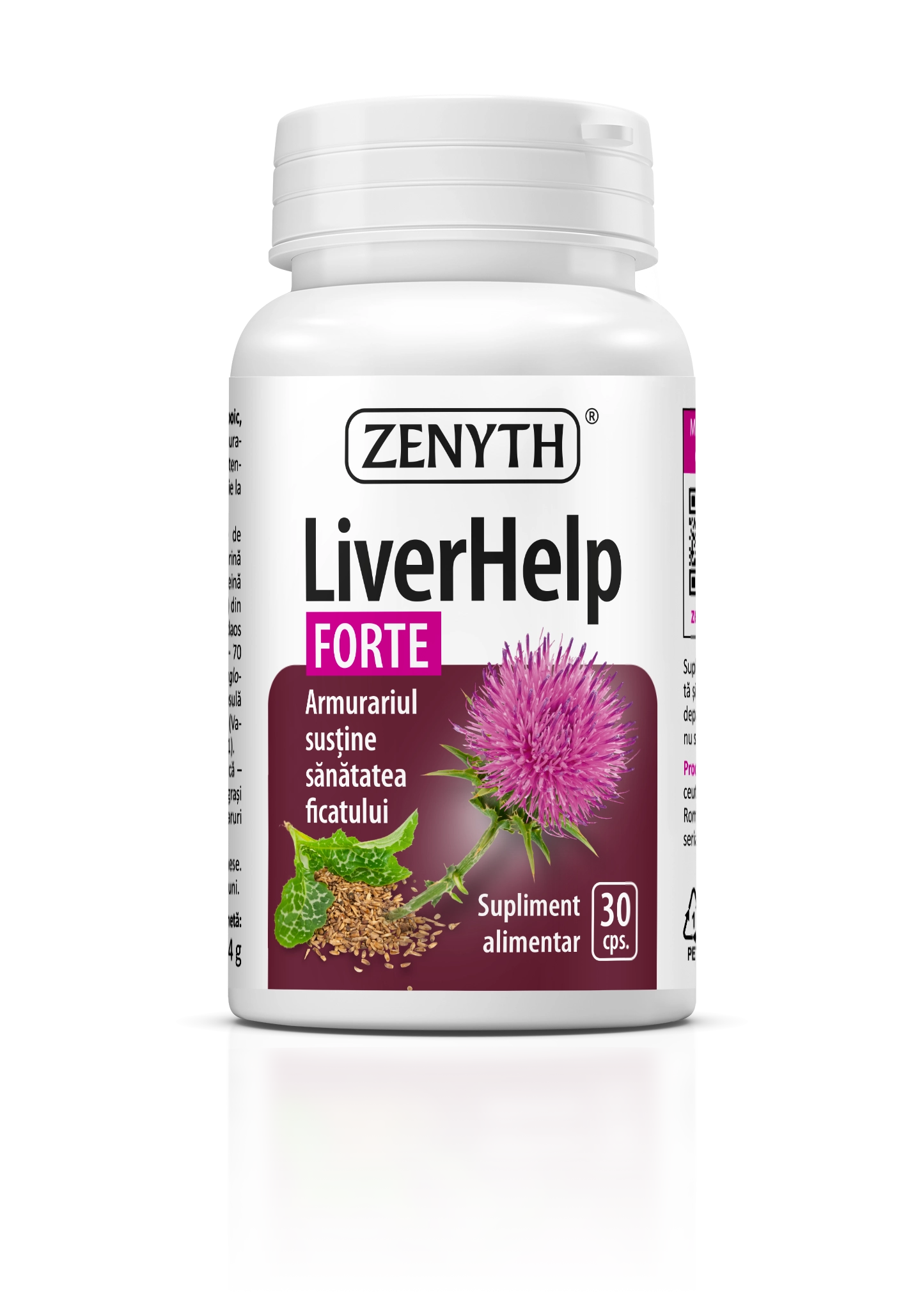 Ficat & detox - LiverHelp Forte (30 cps) – Regenerare Hepatică Avansată, Detoxifiere și Protecție Antioxidantă