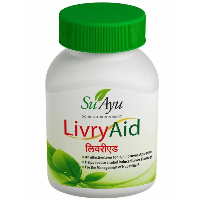 Suplimente Ayurvedice - LivryAid 30 capsule 450mg Ficat gras / Ciroza hepatica