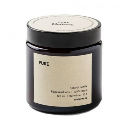 Lumânări Parfumate - Lumanare naturala fara miros (120ml), Mulieres