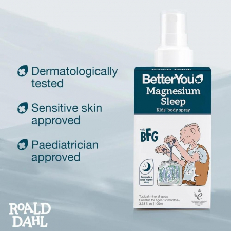 Magnesium Kids Body spray BFG (100 ml), BetterYou [2]